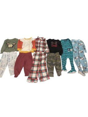 Toddler Boy Clothes Lot 18M Under Armour Star Wars Carter’s Pajamas 10pc A